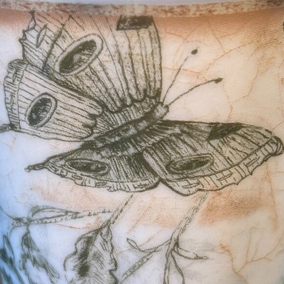 222 Fifth FLORAL TOILE  ~ Kathryn White / Art in Motion / Tapered Porcelain Cup - Picture 5 of 14